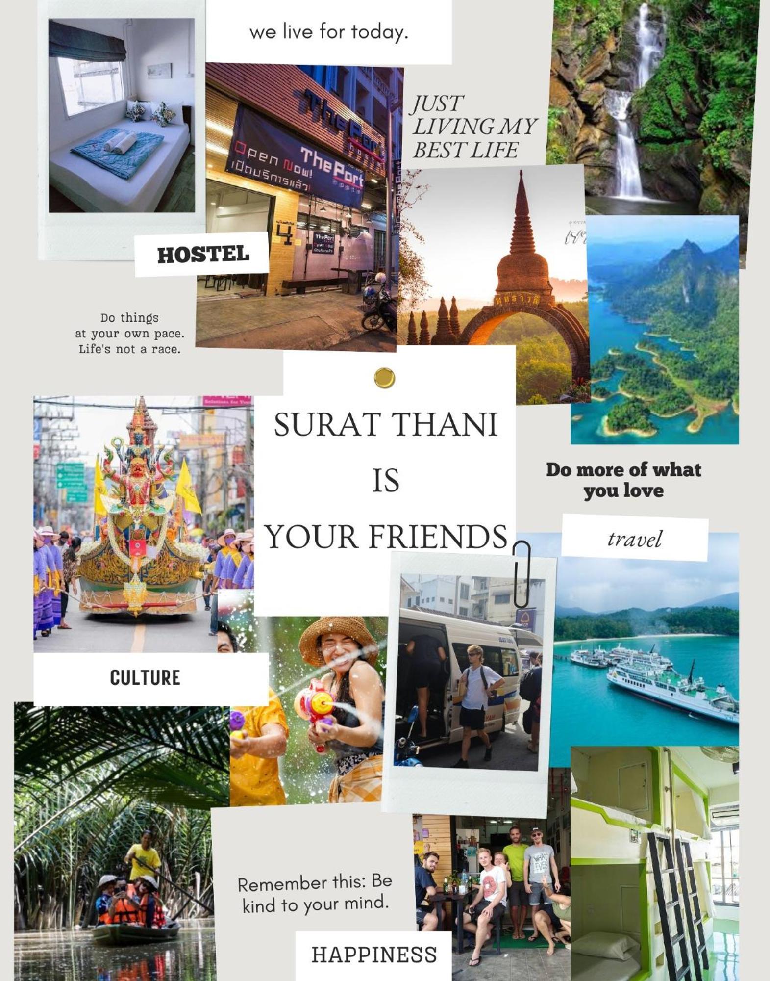 The Port Hostel Surat Thani Exteriér fotografie